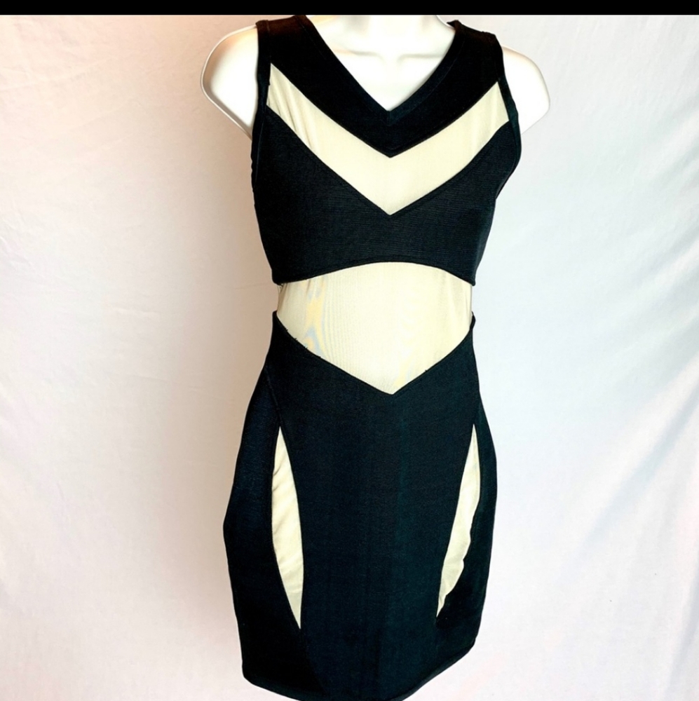 WOW couture Black and Nude Dress